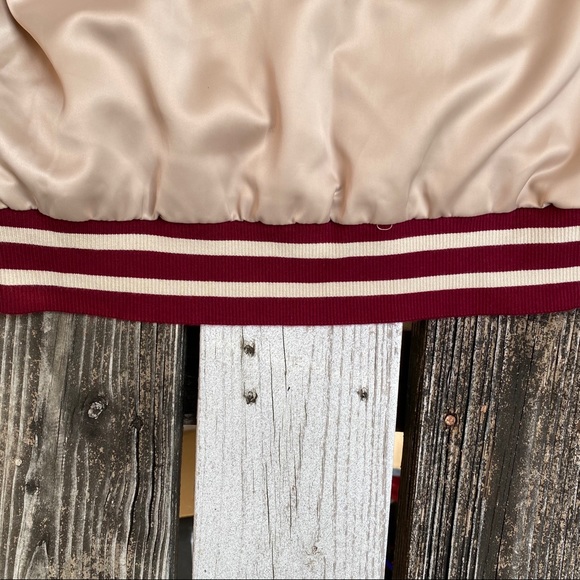 Jrs M Emroidered Bomber Jacket - Picture 6 of 9